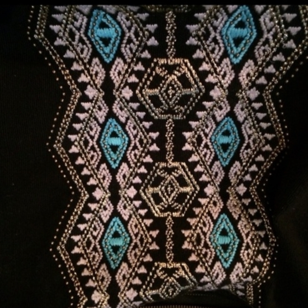 Cleobella Weekender Bag x Lucky Brand Embroidered Canvas Shoulder Bag Boho - Picture 7 of 11